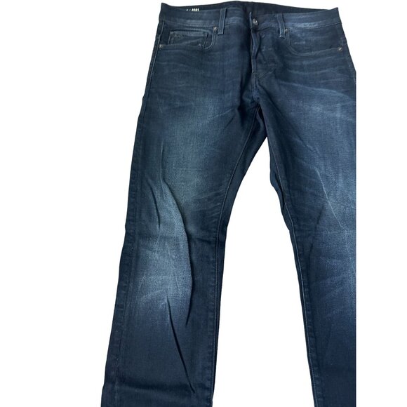 G STAR RAW Mens Dark Wash Slim Jeans Size 32 x 34 NWOT - Picture 4 of 9